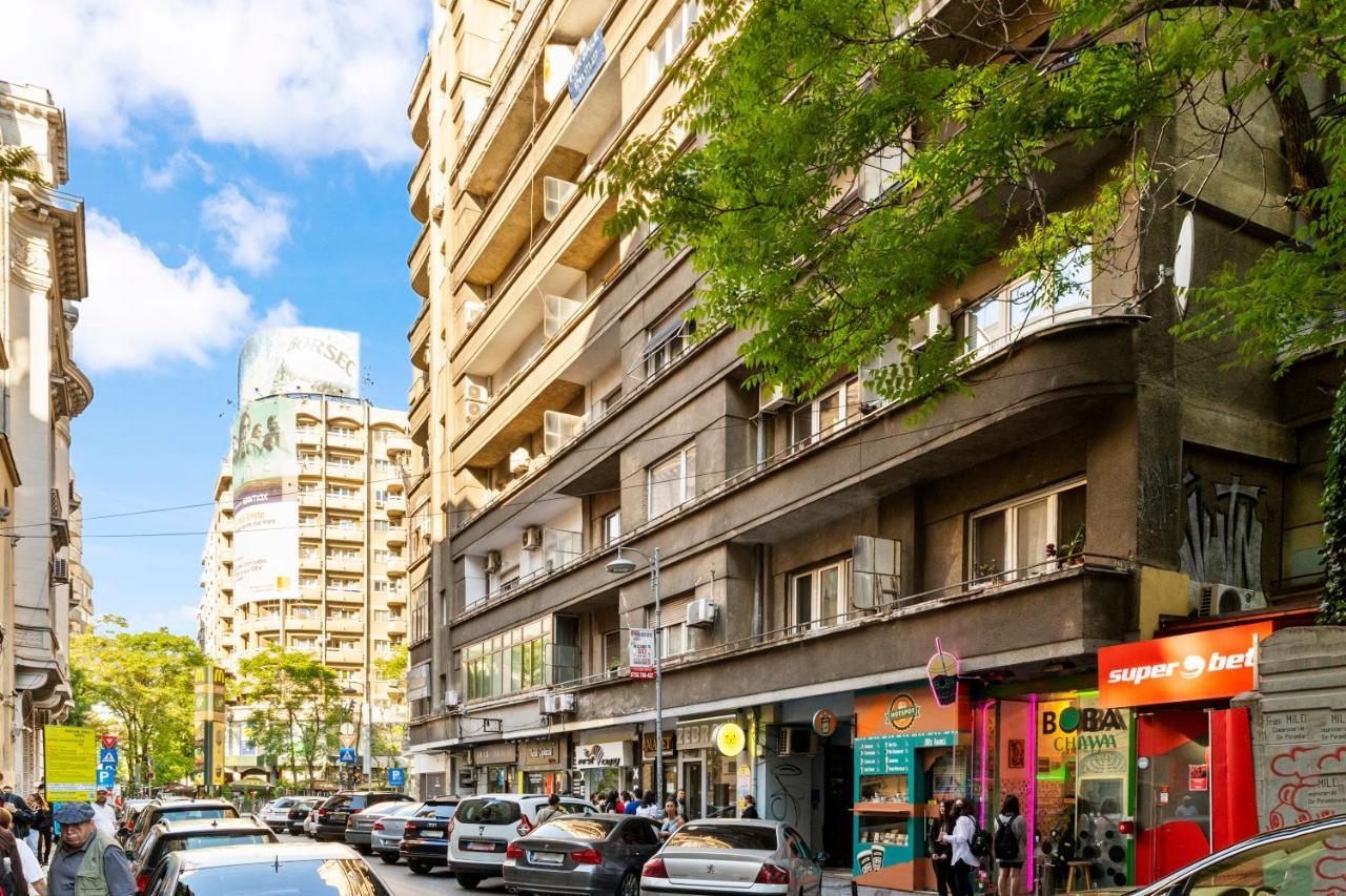 Tova Pearl Ultracentral - Romana Square Subway Apartment บูคาเรสต์ ภายนอก รูปภาพ